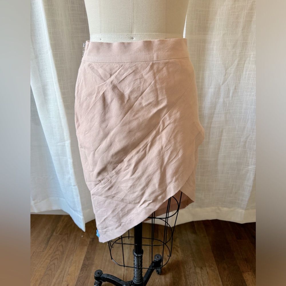 KITX LINEN STRETCHY PINK SKIRT